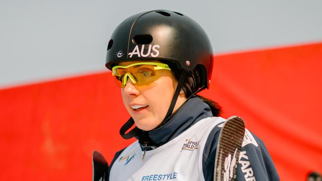 Aerial skier Laura Peel has finished with a silver in the Moscow World Cup.