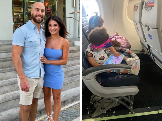 Blue Jays pitcher Anthony Bass was irate at United Airlines for making his pregnant wife pick up popcorn spilled by their daughter.