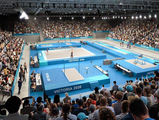 Renders for 2026 Commonwealth Games arenas and stadiums, Waurn Ponds gynmastics , GeelongPicture: Supplied