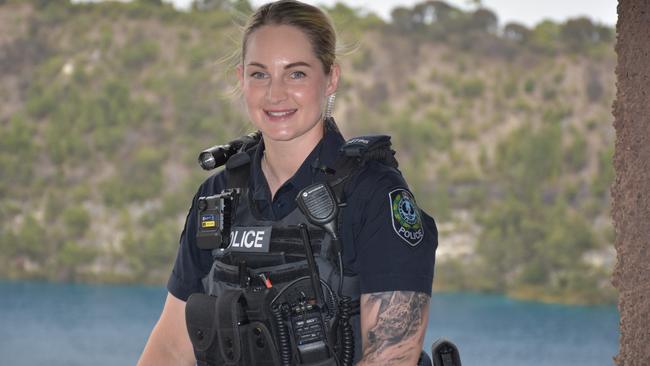 SAPOL Mount Gambier recruitment: Probationary Constable Anja ‘AJ’ Gardsenni PICTURE: Supplied SAPOL