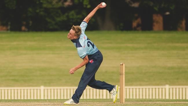 Jacob Curry is expected to cause batsmen plenty of headaches. Photo: Bryce Garrett, Newcastle City CC.