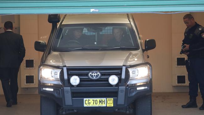 Hamzy was transferred to Goulburn police station from his Supermax cell. Picture: Gary Ramage