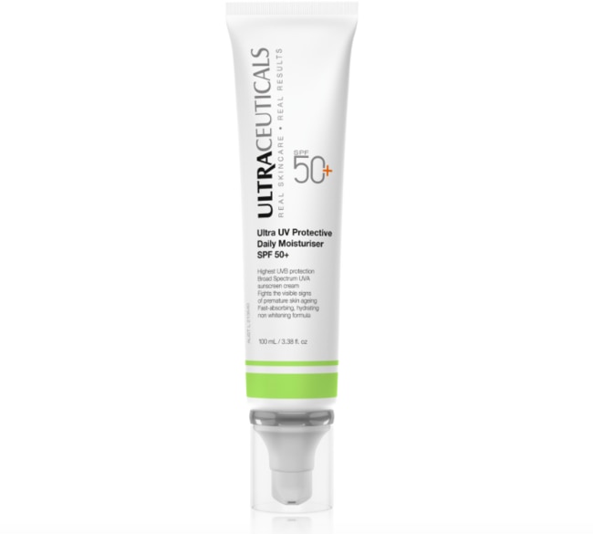 Ultraceuticals ultra UV protection daily moisturiser with SPF 50-plus.