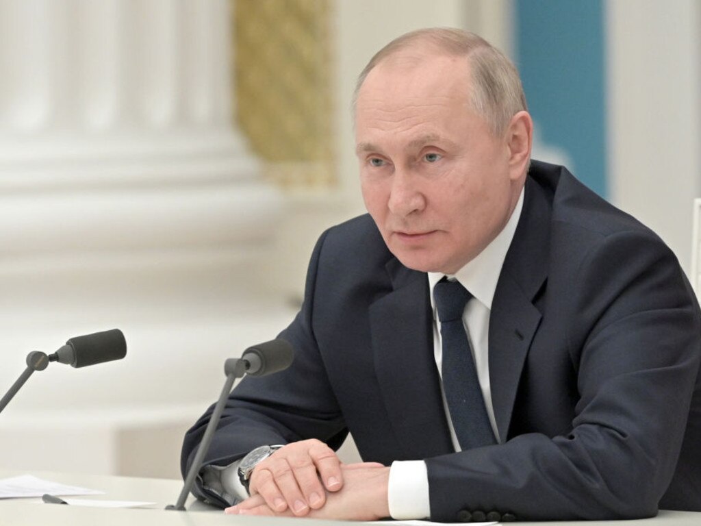 Vladimir Putin has blasted the global outcry against his country, as sanctions continue to rain down on Russia.