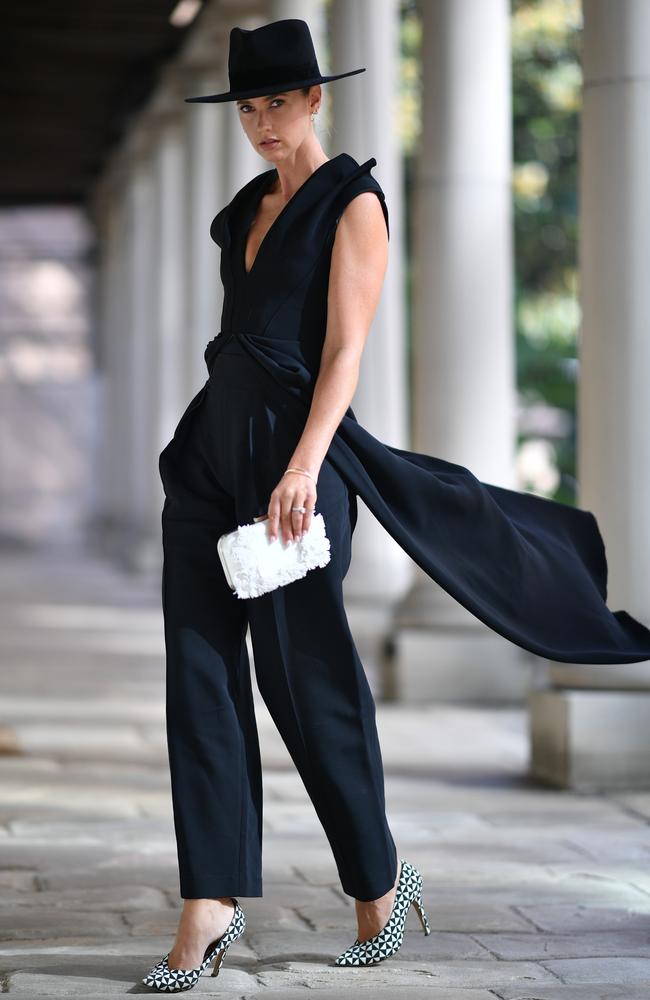 Black hot sale jumpsuit races