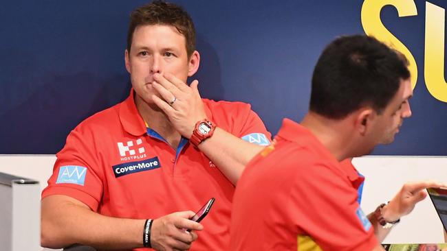 Stuart Dew has options on the table at Gold Coast.