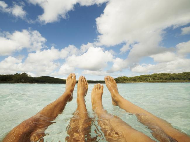 Lake McKenzie in Fraser Island, Australia. Picture: iStock