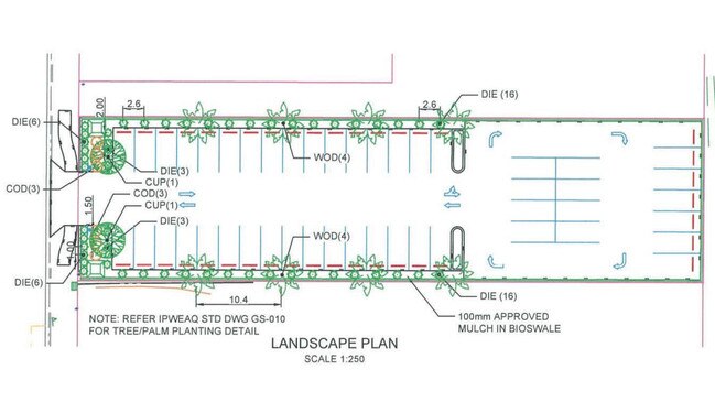 Plans for the new council car park in Chapman St, Proserpine.