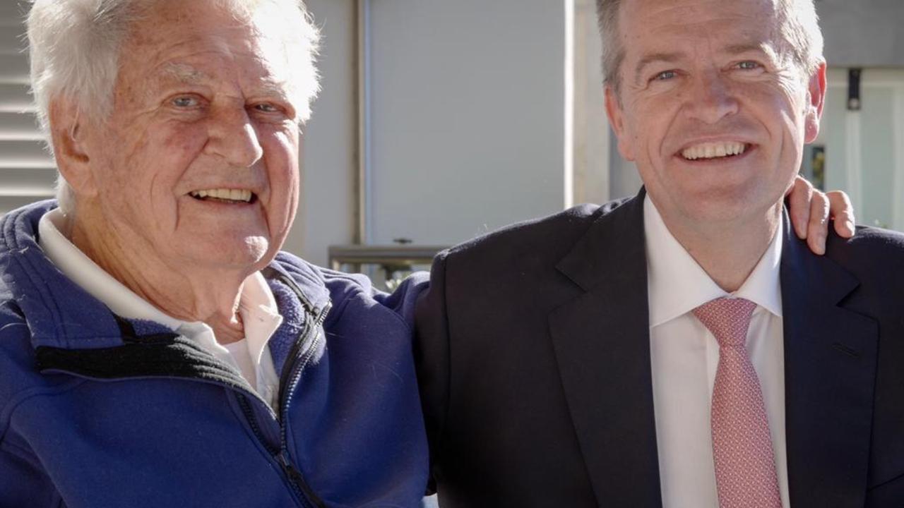 Bob Hawke and Bill Shorten.