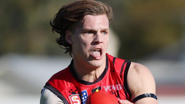 Josh Gore from West Adelaide during the Round 11 SANFL match between Port Adelaide and West at Alberton Oval in Adelaide, Saturday, July 1, 2023. (SANFL Image/David Mariuz)