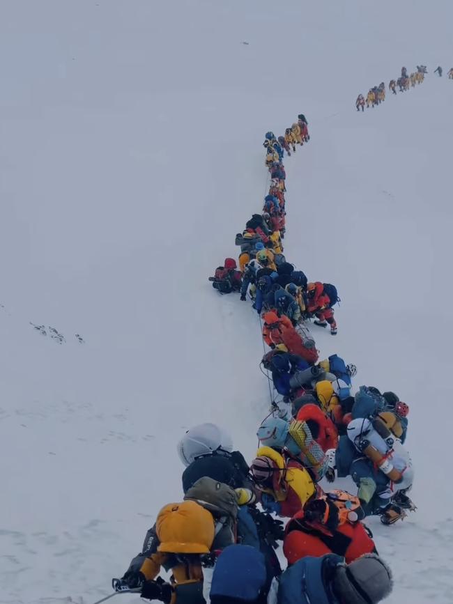 The deaths have not deterred climbers. Picture: @nepalvisuals Instagram