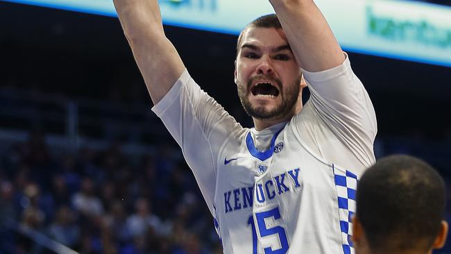 Isaac Humphries played two seasons at the University of Kentucky.