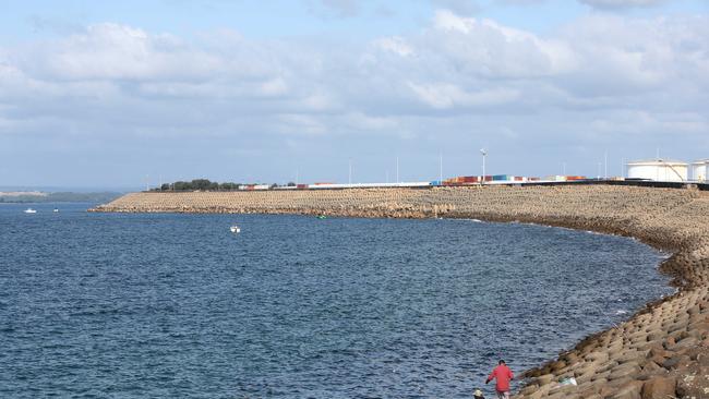 A huge wharf will be built out into the Botany Bay from Yarra Bay, pictured. Picture: Damian Shaw