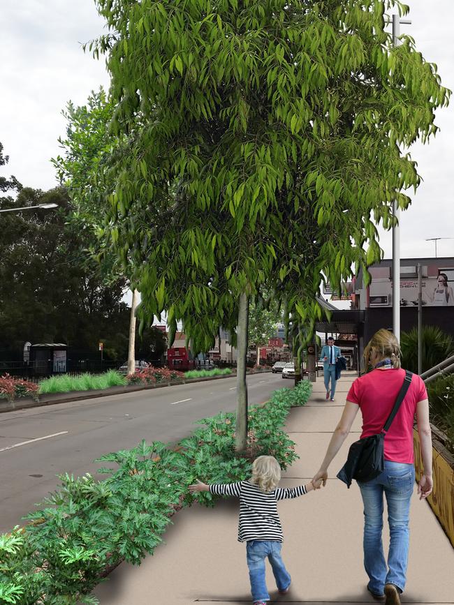 Parramatta Rd at Auburn after Cumberland Council’s revamp.