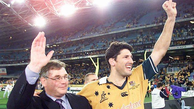 Rod Macqueen and John Eales