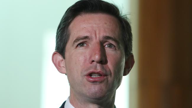 Tourism Minister Simon Birmingham. Picture: Kym Smith