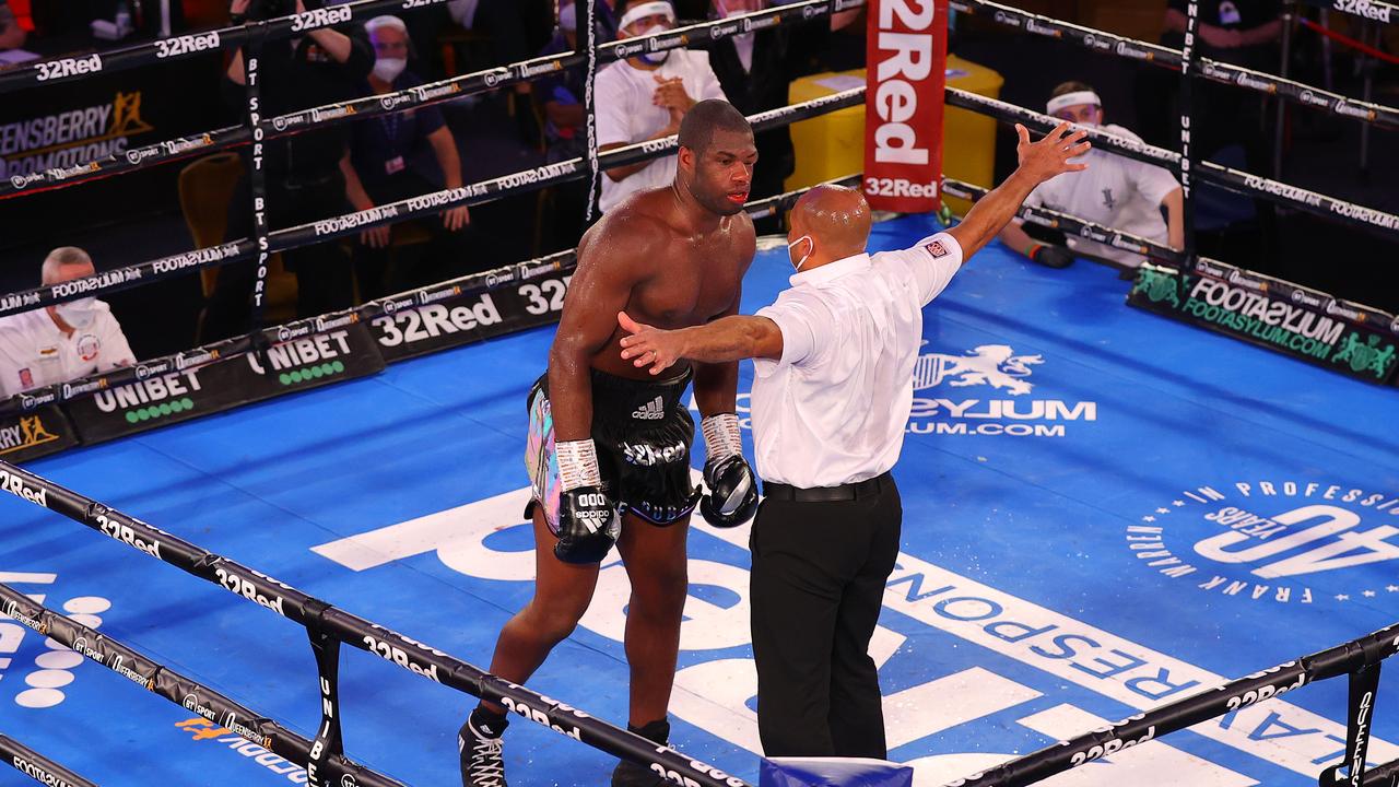 Joe Joyce Defeats Daniel Dubois Result Video Report Dubois Quits Boxing News Heavyweight Ko Beast Takes A Knee