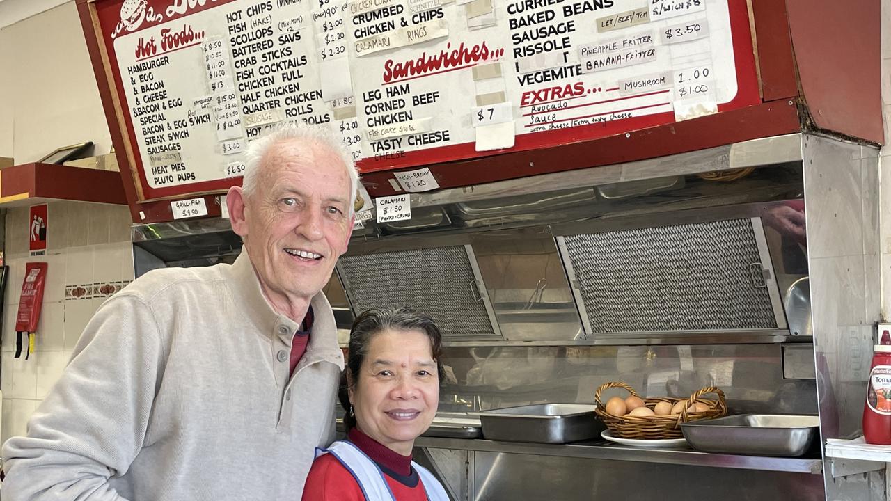 William and Yuke Ewen keep traditional tucker alive at Leo’s Takeaway.