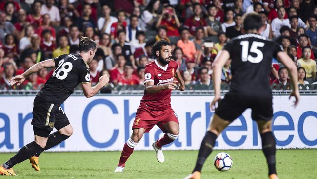Liverpool’s Mohamed Salah cancelled out Islam Slimani’s opener in the PL Asia Trophy final.