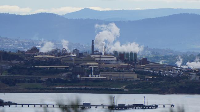 The Nyrstar zinc works on the banks of the River Derwent. Picture: JULIA SANTOS