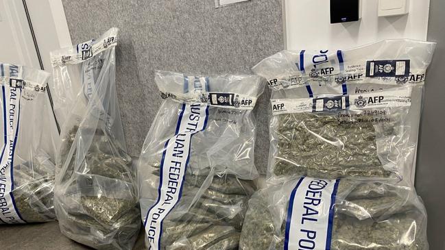 Australian Federal Police made a major bust at Adelaide Airport earlier this year. Picture: AFP