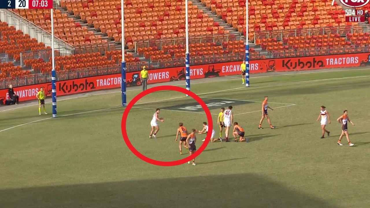 GWS Giants' embarrassing first quarter moment