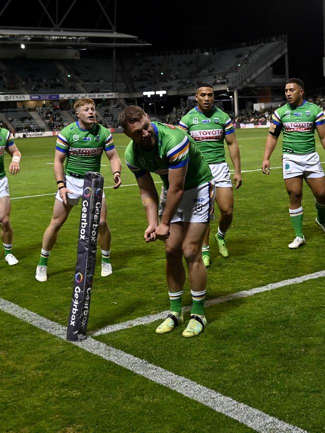 Elliot Whitehead (aka Jonny Bairstow) lines up. Picture: NRL Imagery.