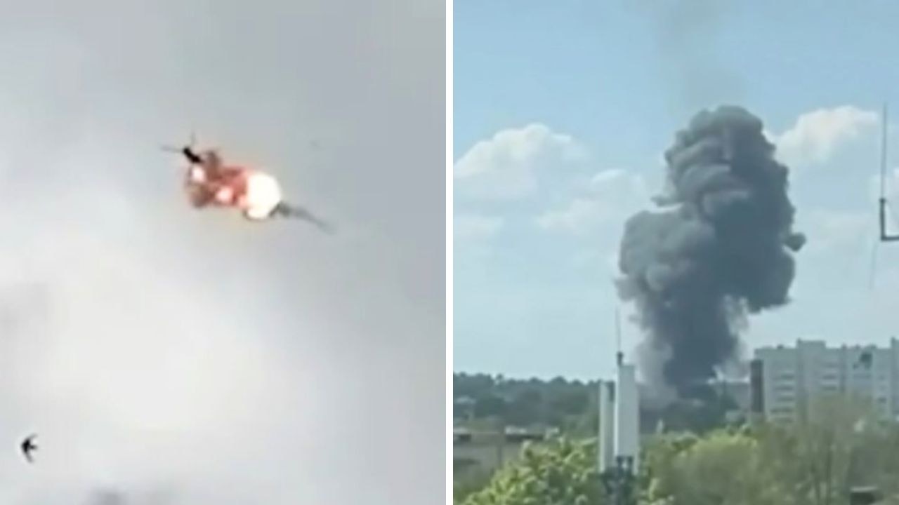 Four military aircraft were reportedly downed, with footage emerging claiming to show one on fire.