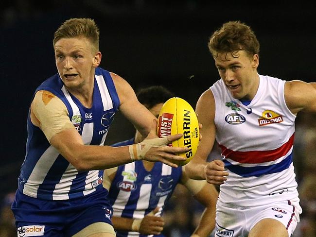 AFL North Melbourne vs. Western Bulldogs (ES) (T) Jack Ziebel  Picture:Wayne Ludbey