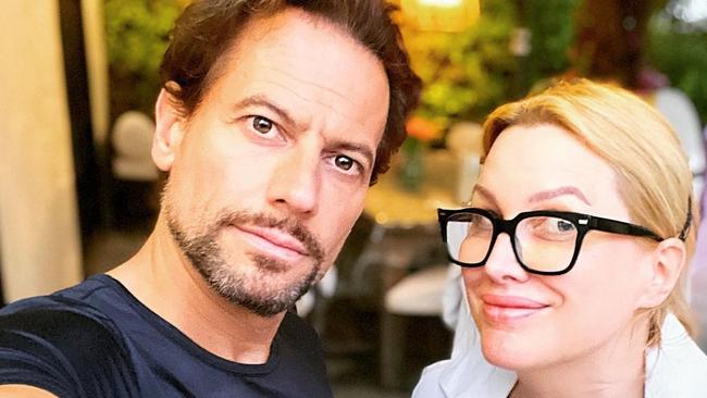 Ioan Gruffudd and wife Alice Evans. Picture: Instagram