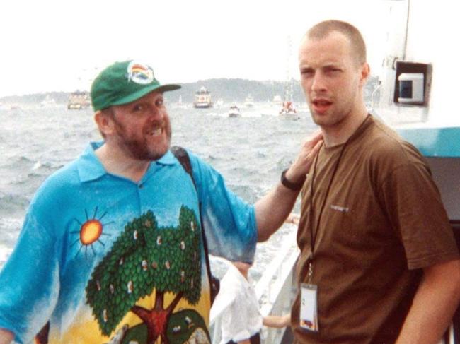 Malcolm Hill with Coldplay’s Chris Martin.