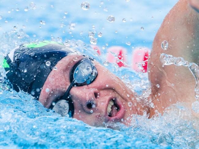 Darwiin’s Bayliegh Young in the 200m freestyle. Picture: Glenn Campbell