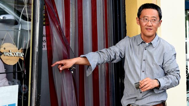 Mr Wang has thanked Victoria Police for saving his life. Picture: Nicole Garmston