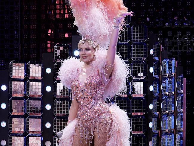 Kylie Minogue returns to the stage after a break to beat breast cancer. Pic: Getty Images