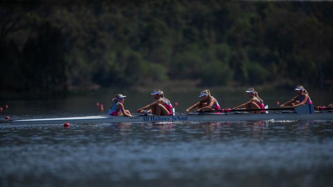 2024 Brisbane Schoolgirl Rowing Association Championship. Photos by Stephen Archer.