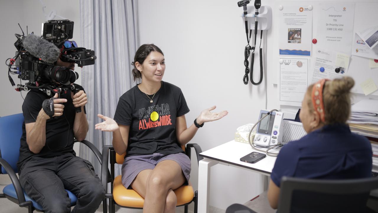 Behind the scenes of Our Medicine with series director Kimberley Benjamin. Picture: Supplied by SBS and NITV