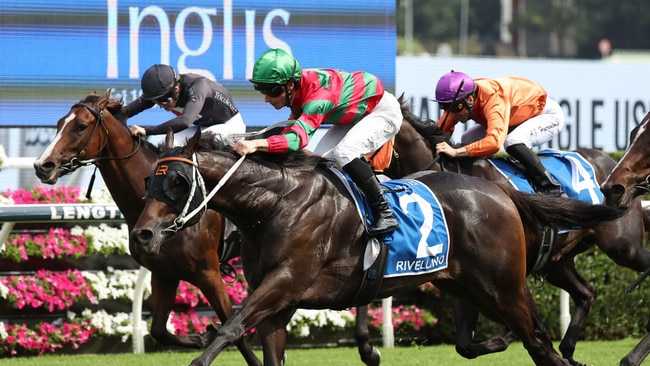 Rivellino  win the Inglis Millennium at Randwick on Saturday. Photo: Jeremy Ng/Getty Images.