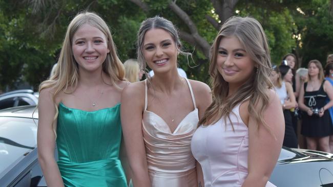 Students at Kawana Waters State College Year 12 formal 2024.