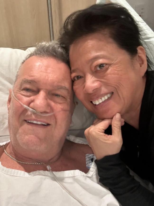 Jimmy Barnes and his wife Jane. Picture: Instagram