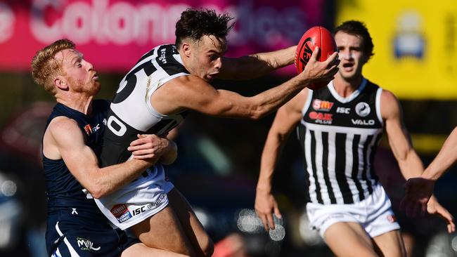 South's Nick Liddle faces a big game tackling Port Adelaide. Picture: Tom Huntley