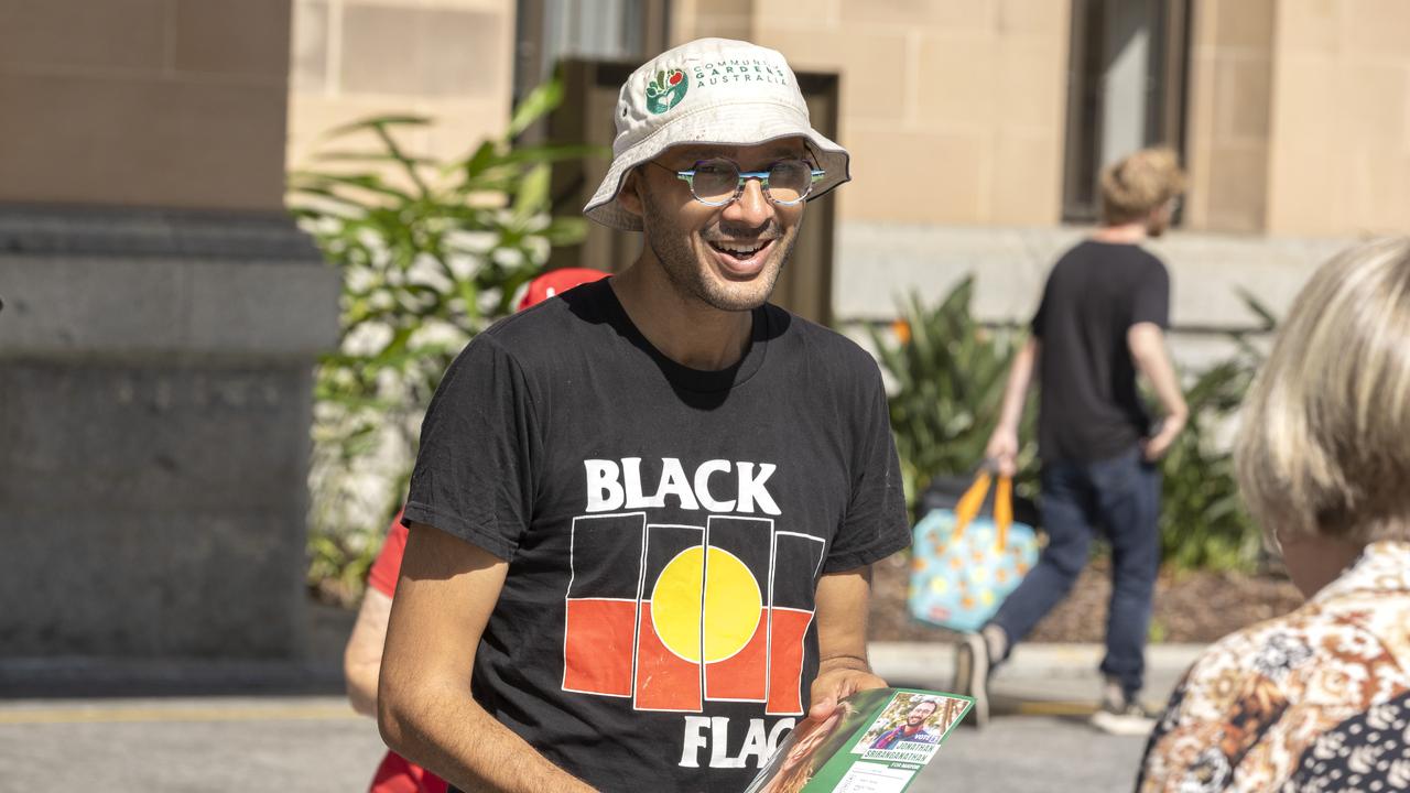 Greens Lord Mayoral candidate Jonathan Sriranganathan. The proposed compulsory acquisition of the heritage-listed Brisbane Racing Club site is expected to cost around $40 million. Picture: Richard Walker