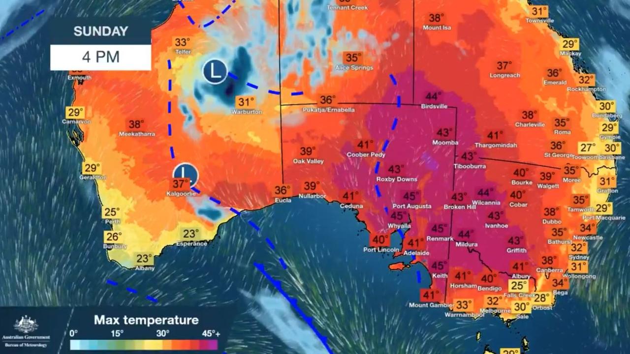 Australia weather: Half of country heatwave, 40C in Adelaide, Melbourne | news.com.au — Australia's leading news site