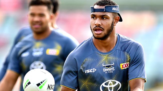 Hamiso Tabuai-Fidow will get his chance with the Cowboys. Photo: Alix Sweeney