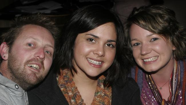 JP, Suraya Gotch and Claire Wright posed for this happy snap. Picture: Tanya Fry