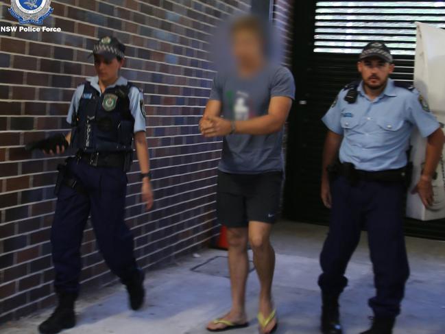 Daniels was arrested on March 13. Picture: NSW Police