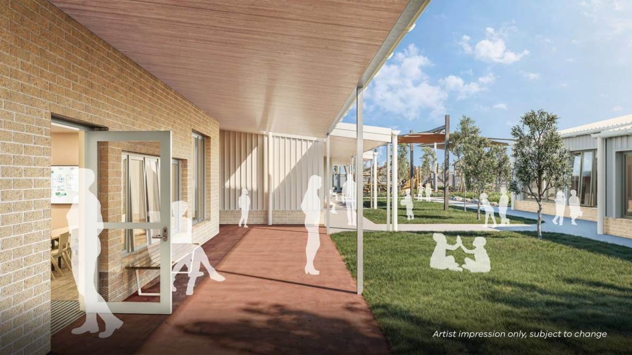 Renders of Warralily Park Primary School due to open in 2026.
