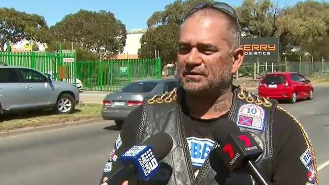 Rebels bikie member Dean Martin Picture: Nine News