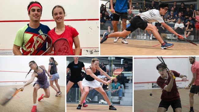 The Australian stars set to compete in the World Junior Squash Championships in Melbourne. Picture: Contributed