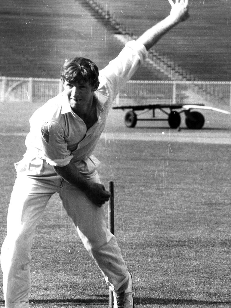 Peter Bedford was handy with bat and ball.