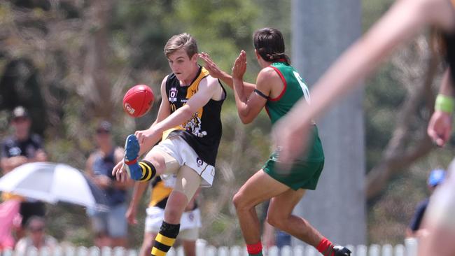 SEQ AFL junior grand final day. Sandgate vs Redcliffe U/16 Grand Final. Pic Peter Wallis